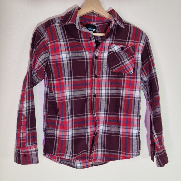 Amplify checked shirt for boys - Picture 3 of 5